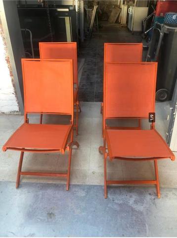 9 gekleurde alu tuin stoelen beschikbaar voor biedingen
