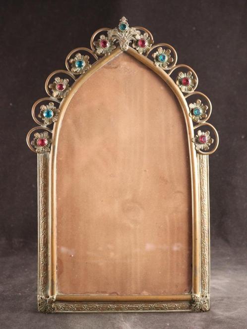 Grote antieke fotolijst, Antiek en Kunst, Antiek | Woonaccessoires, Ophalen of Verzenden