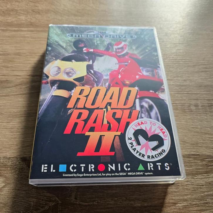 Road Rash II Sega Mega Drive Game Case, Games en Spelcomputers, Games | Sega, Zo goed als nieuw, Verzenden