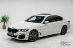 BMW 530E hybrid M-pack! Acc, Pano, Hud, H&K, Full options!, Auto's, BMW, Automaat, Achterwielaandrijving, Wit, Leder