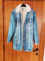 Manteau en jeans fourré taille 38, Enlèvement ou Envoi, Porté