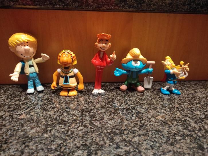 5 figurines BD (Vente à la pièce ou en lot)., Collections, Personnages de BD, Comme neuf, Statue ou Figurine, Autres personnages