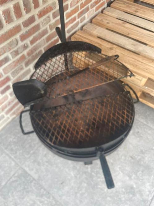 Barebones cowboy vuurkorf grilsysteem, Tuin en Terras, Vuurkorven, Gebruikt, Vuurkorf, Ophalen