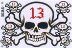Skull 13 stickervel #1, Verzamelen, Stickers, Nieuw, Verzenden