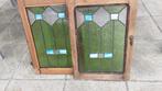 glas in lood in deurtje, Ophalen, Gebruikt, Minder dan 80 cm, Overige typen