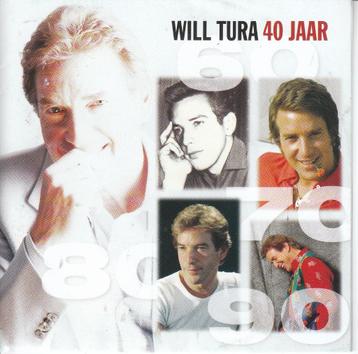 40 jaar Will Tura op 4 CD's (60's, 70's, 80's & 90's beschikbaar voor biedingen