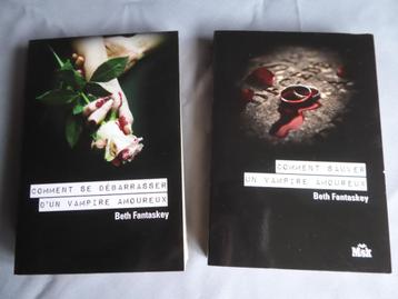 Roman d'un vampire amoureux - 2 tomes - de Beth Fantaskey beschikbaar voor biedingen