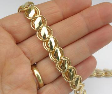 18KT geel gouden ketting , Prachtig en ZGAN ! beschikbaar voor biedingen