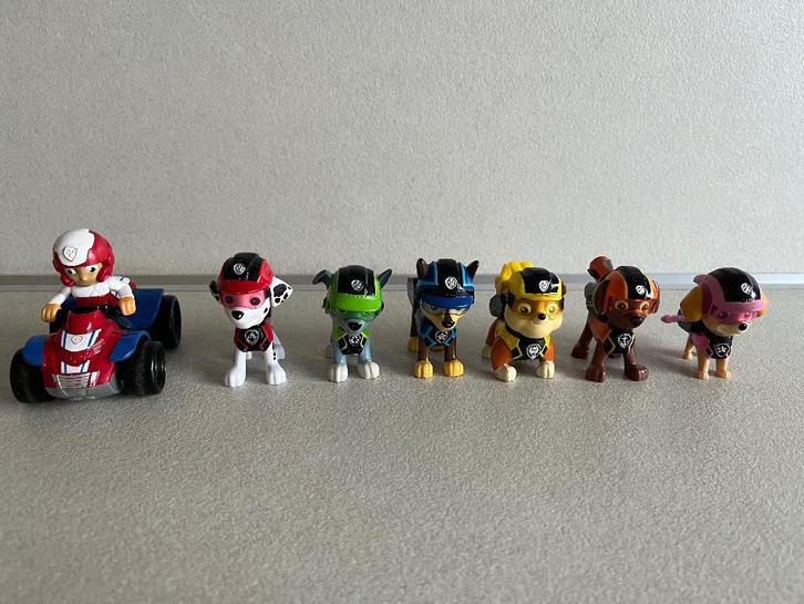 Set Paw Patrol figuren (7 stuks), Kinderen en Baby's, Speelgoed | Actiefiguren, Ophalen