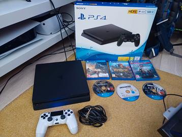 Ps4 slim version 1000Gb, Avec 1 manette, Comme neuf, Enlèvement, 1 TB