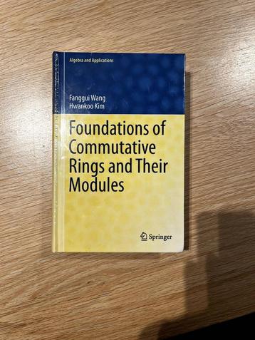 Foundations of Commutative Rings and Their Modules beschikbaar voor biedingen
