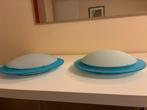 2 plafondlampen merknaam Massive, Huis en Inrichting, Ophalen, Zo goed als nieuw, Glas
