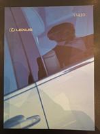 LEXUS LS 430 2001 BROCHURE IN HET FRANS 52 PAGINA'S 1392, Ophalen of Verzenden, Zo goed als nieuw, Overige merken