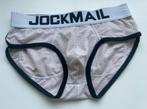 Sexy Mesh Slip maat M, Verzenden, Beige, Jockmail, Slip
