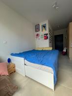 Ikea Brimnes 200 x 160 uitschuifbaar bed, Huis en Inrichting, Ophalen, Verstelbaar, Wit, Tweepersoons