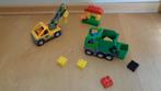 Lego duplo 6146 + 4659 takelwagen en vuilniswagen, Enlèvement, Comme neuf, Ensemble complet, Duplo