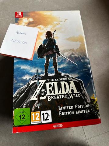 The Legend of Zelda : Breath of the Wild - Limited Edition, Games en Spelcomputers, Ophalen of Verzenden, Nieuw, Avontuur en Actie