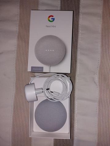 Google Nest mini 2ème génération (Pas d'envoi / No sendings) beschikbaar voor biedingen