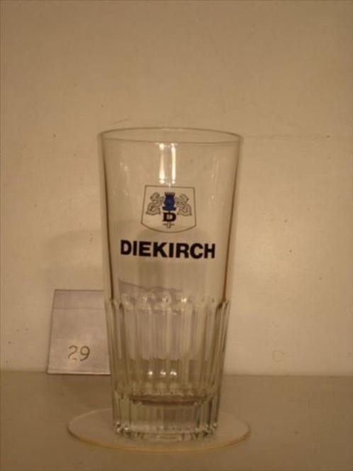 Verre N29 – Diekirch – 0,25 cl., Collections, Marques de bière, Neuf, Verre ou Verres, Autres marques, Enlèvement ou Envoi