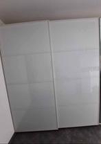 Armoir pax ikea complet avec porte coulissante blanc et llum, Maison & Meubles, Armoires | Penderies & Garde-robes, Enlèvement