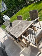 Tuintafel teak, Tuin en Terras, Tuinsets en Loungesets, Ophalen, Gebruikt