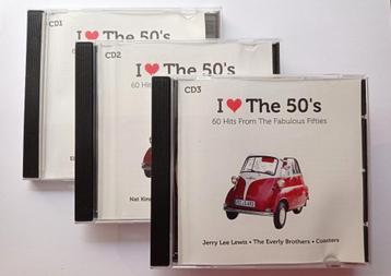 3 CD: I love the 50’s beschikbaar voor biedingen