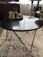 Zwarte Marmeren salontafel van Maison du monde, 50 tot 100 cm, Minder dan 50 cm, Overige materialen, Modern