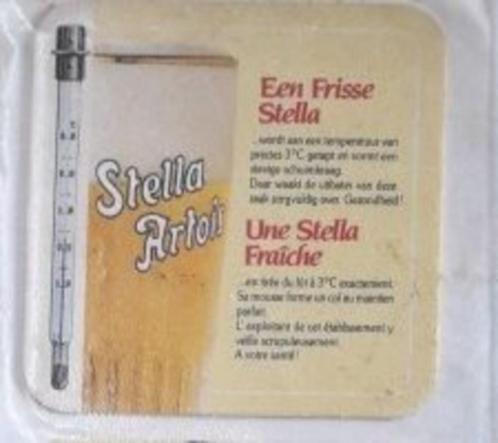 Twee bierviltjes "Stella Artois", Verzamelen, Biermerken, Gebruikt, Viltje(s), Stella Artois, Ophalen of Verzenden