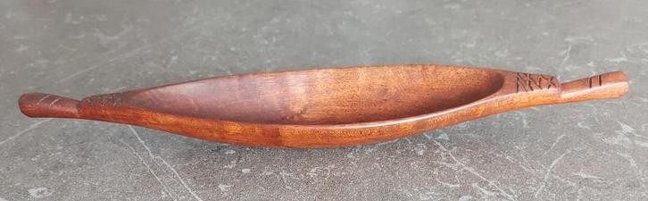 Pirogue artisanal en bois  décoratif du Sénégal, Antiek en Kunst, Kunst | Beelden en Houtsnijwerken, Ophalen of Verzenden
