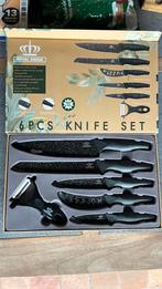 Royal swiss 6 delige gecoate messenset, Huis en Inrichting, Ophalen, Overige materialen, Nieuw, Vaatwasserbestendig