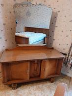 Kaptafel van massief hout, Huis en Inrichting, Tafels | Kaptafels, Ophalen, Gebruikt, 100 tot 150 cm, Minder dan 100 cm