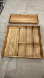 Bestek lade IKEA - groot en klein deel - bamboo, Ophalen, Zo goed als nieuw, Overige materialen