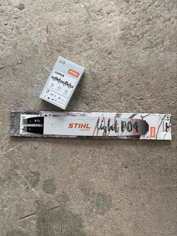 Guide light et chaine stihl 35cm beschikbaar voor biedingen