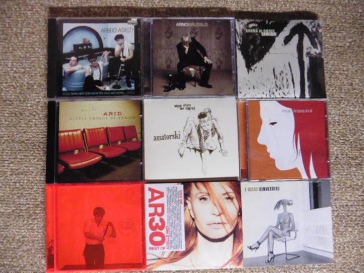 BELPOP Cd Coll. (A-E) Arno, Axelle Red, Blue Blot, A Brand, Cd's en Dvd's, Cd's | Pop, Zo goed als nieuw, 1980 tot 2000, Ophalen of Verzenden