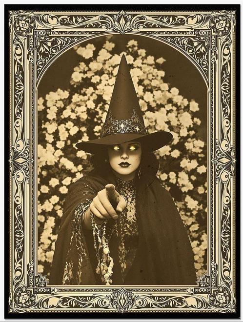 SALEM Witch | Heks | Witchcraft | Wicca Gothic Poster, Verzamelen, Posters, Nieuw, Verzenden