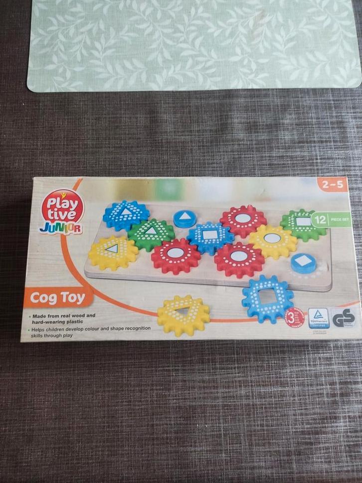 Playtive Junior Cog Toy/Tandradspel, Kinderen en Baby's, Speelgoed | Houten speelgoed, Zo goed als nieuw, Overige typen, Ophalen of Verzenden