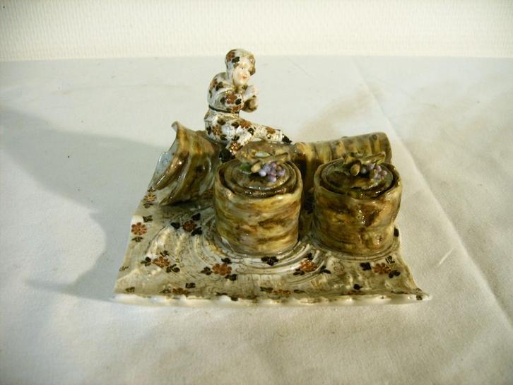 Antiek inktstelletje, Antiek en Kunst, Curiosa en Brocante, Ophalen of Verzenden