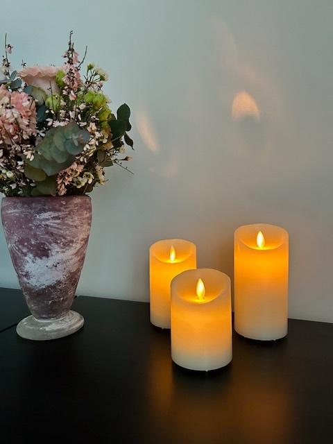 3 led kaarsen nieuw in doos, Ophalen, Nieuw