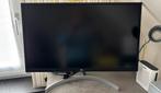 LG Monitor 4K - 27” + HDMI kabel, IPS, Kantelbaar, DisplayPort, 60 Hz of minder