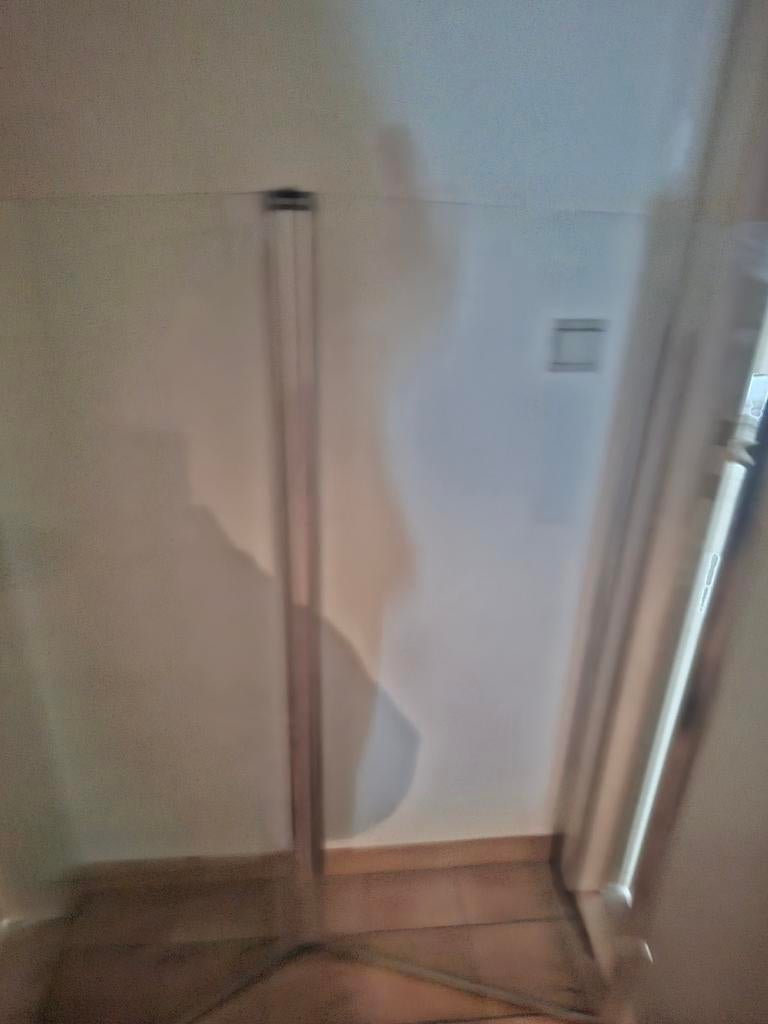 Dubbele glazen badwand, Huis en Inrichting, Badkamer | Badkamermeubels, 100 tot 150 cm, 100 tot 150 cm, Overige typen, Home