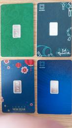 4 lingots 1gr Argent pur 999 Silverin BIG, Timbres & Monnaies, Enlèvement ou Envoi, Or