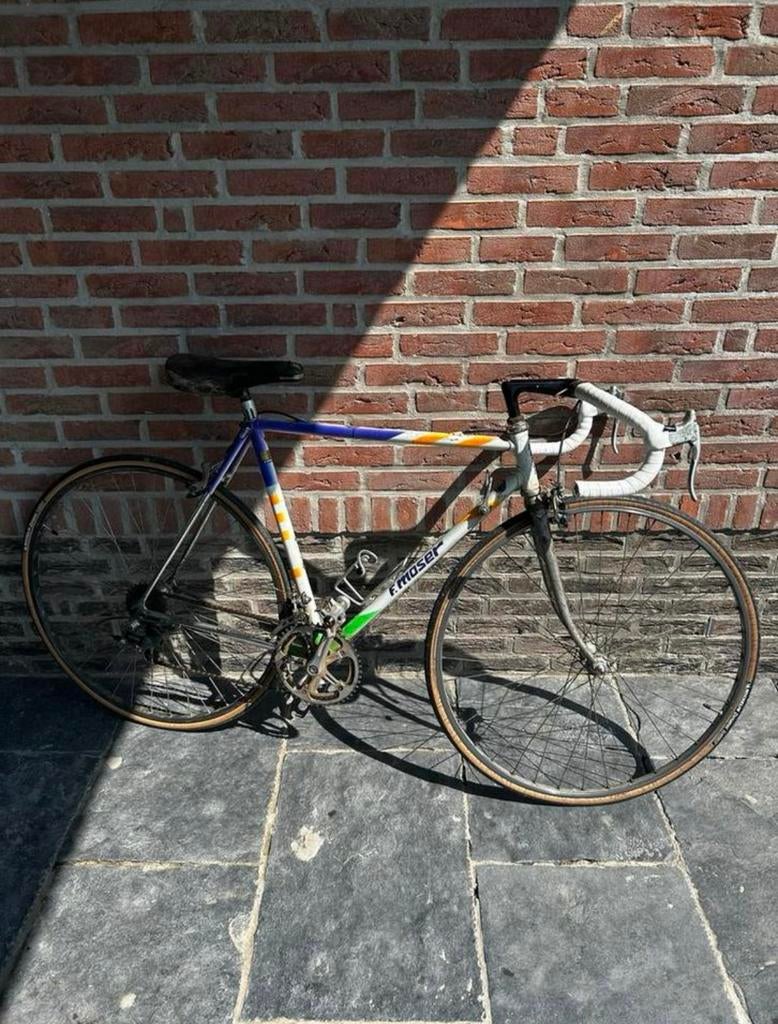 Klassieke Francesco Moser Giro koersfiets, Fietsen en Brommers, Fietsen | Racefietsen, Zo goed als nieuw, Ophalen