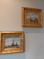 2 mooie schilderijtjes, Antiquités & Art, Enlèvement