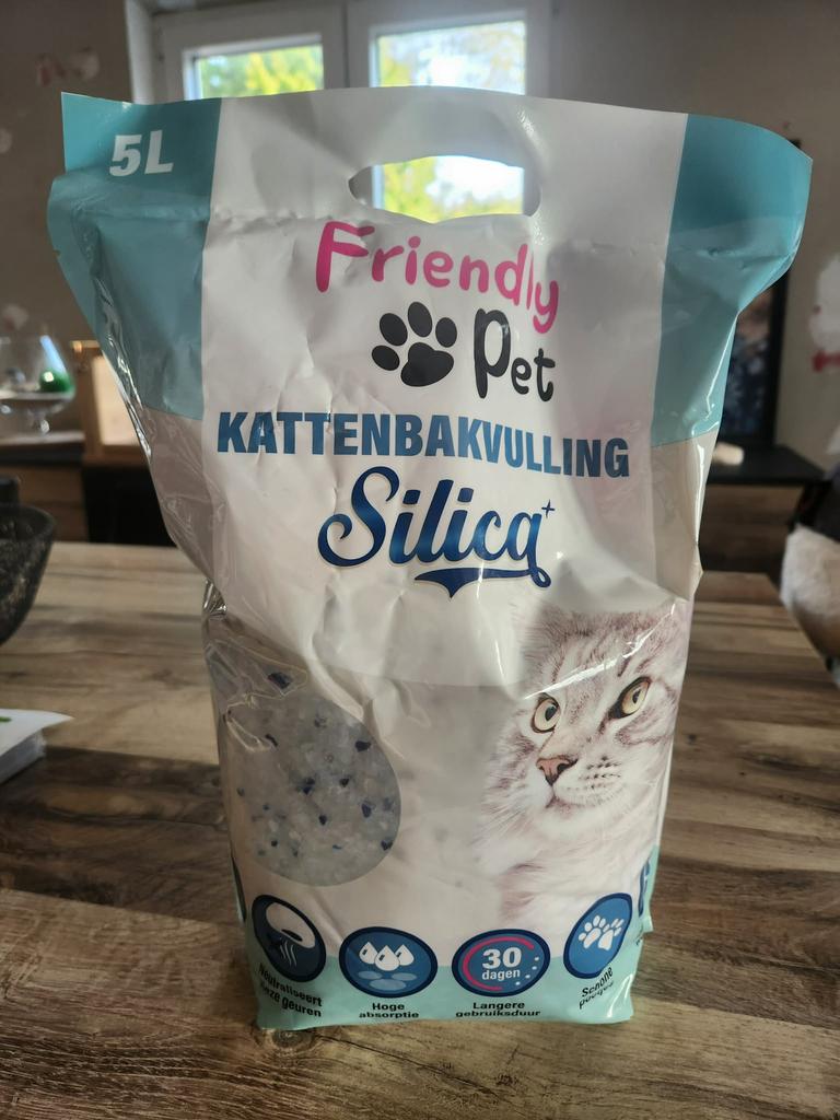 Litiere chat silica 5litre, Enlèvement