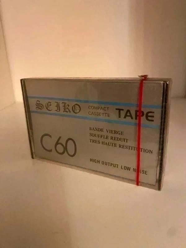 Seiko C60 - Compact tape, Cd's en Dvd's, Cassettebandjes, Nieuw in verpakking, Onbespeeld, Verzenden