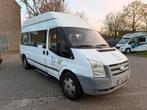 Ford Transit 9-plaatsen Export Diesel, Auto's, Voorwielaandrijving, Zwart, Wit, 9 zetels