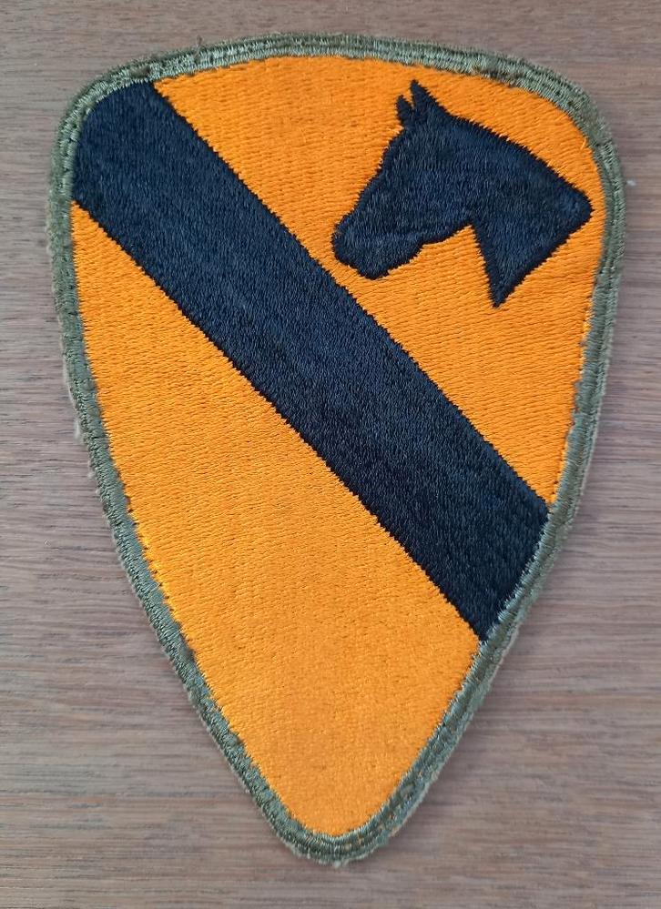 Patch U.S. Army 1ST CAVALRY DIVISION Guerre de Corée BUNC, Collections, Objets militaires | Général, Armée de terre, Enlèvement ou Envoi