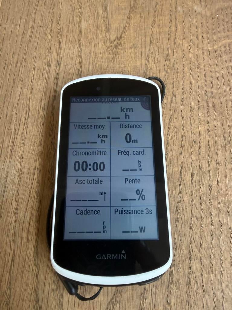 Garmin Edge 1030, Ophalen, GPS, Gebruikt