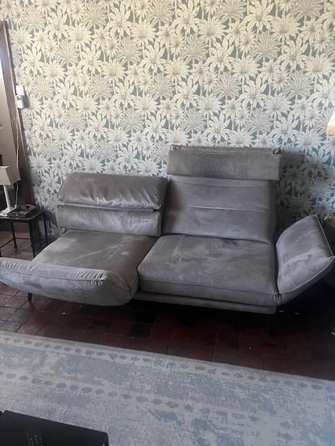 Modulaire ligzetel - Divan  - zetel - Relax, Ophalen, 150 tot 200 cm, Rechte bank, Leer