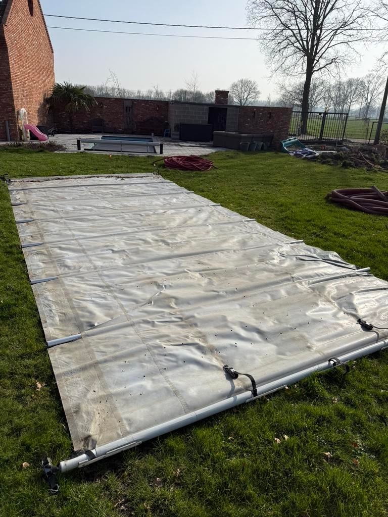 7.10x3.55 zwembadzeil, Enlèvement, Comme neuf